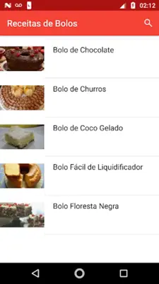 Receitas de Bolos Caseiro android App screenshot 5